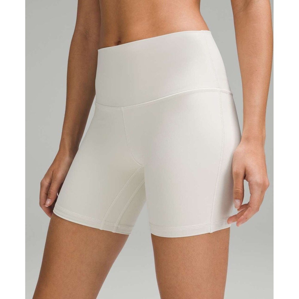 Lululemon Align High-Rise Short 6" Bone Nulu Yoga Women Size 0 W7CK4S